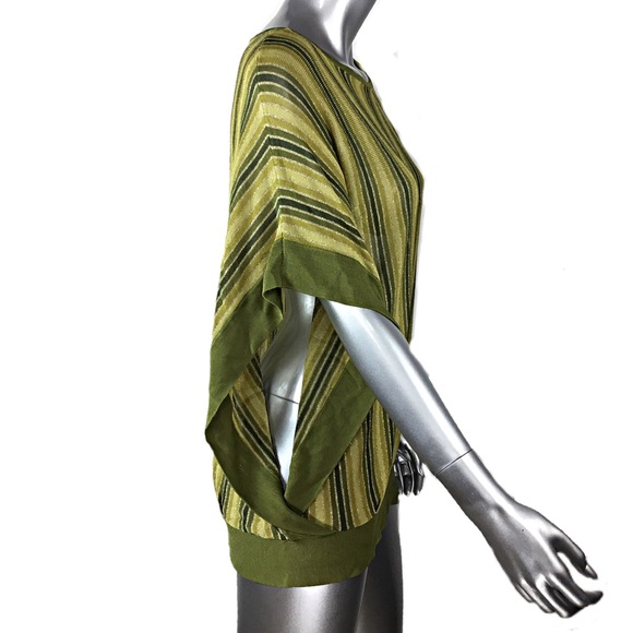 Anne Klein Gold & Olive Top Size Large - Picture 4 of 4